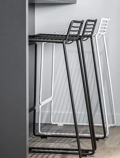 Sillas con pintura electrostática